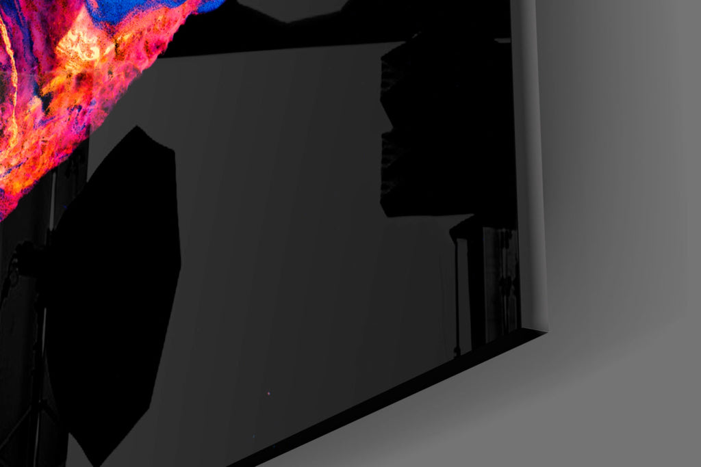 Colored Lava Glass Wall Art