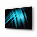 Blue Lights Glass Wall Art