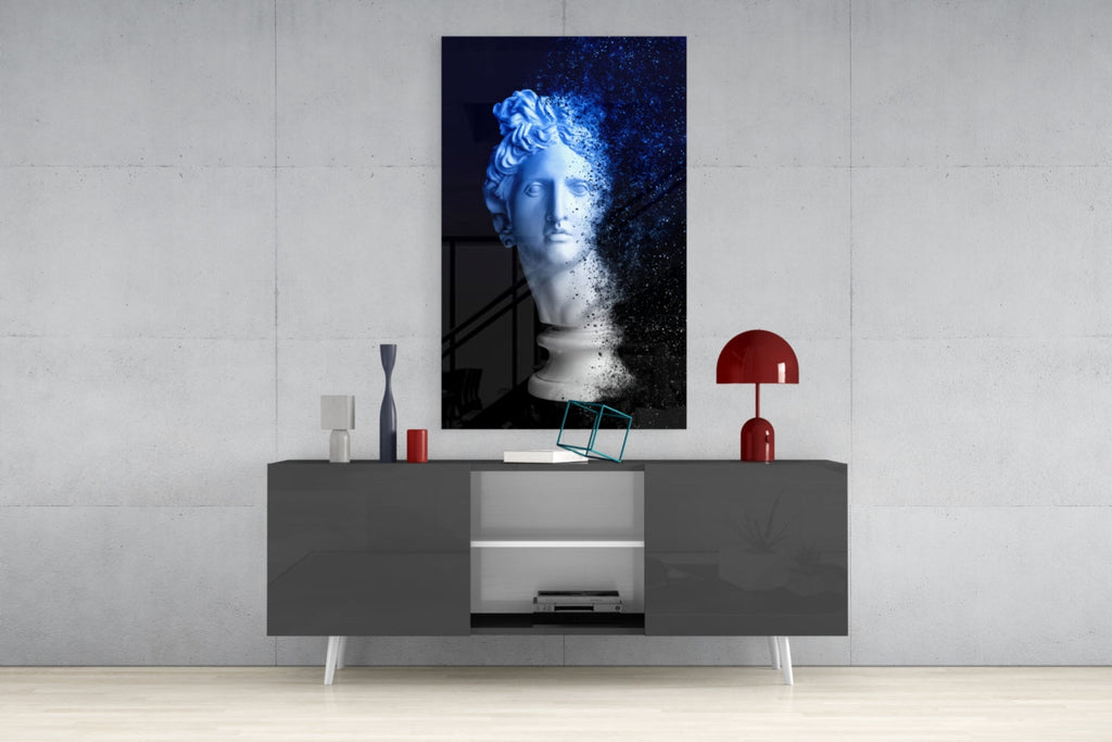 Sculpture Glass Wall Art