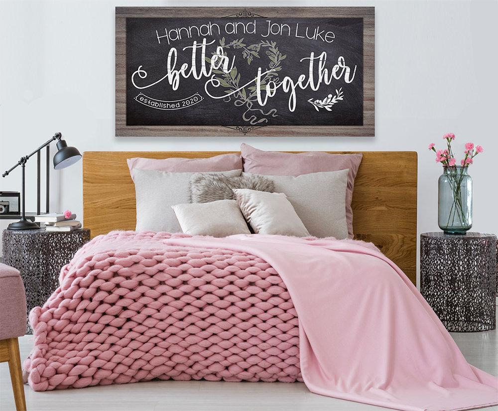 Personalized - Better Together - Canvas