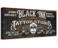 Personalized - Black Ink Tattoo - Canvas