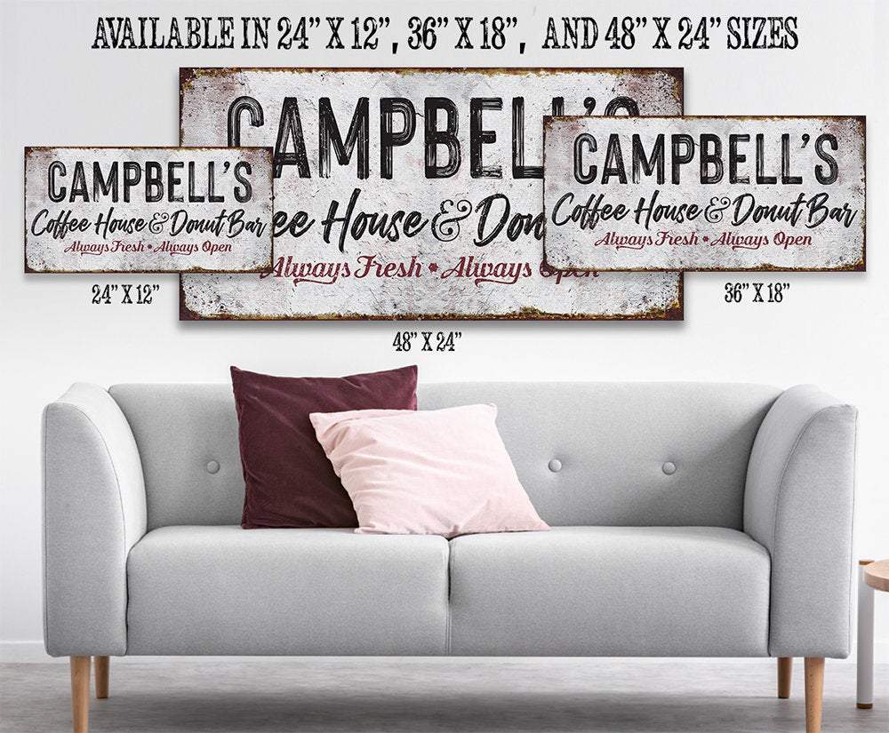 Personalized - Donut Bar - Canvas