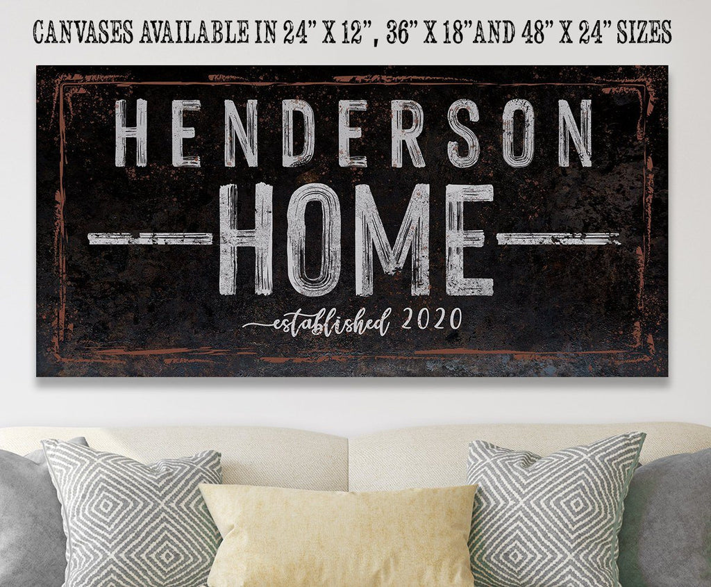 Personalized - Family Name - Canvas