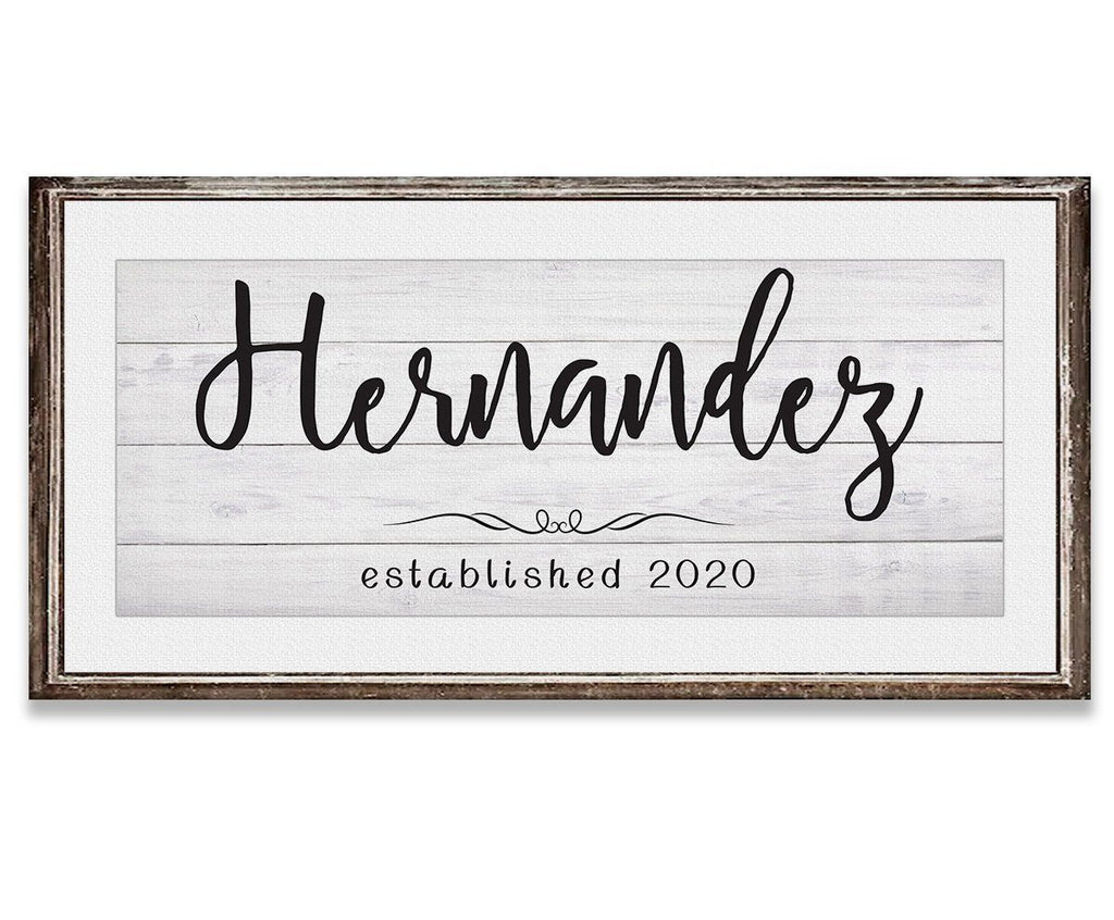 Personalized - Family Name - Canvas