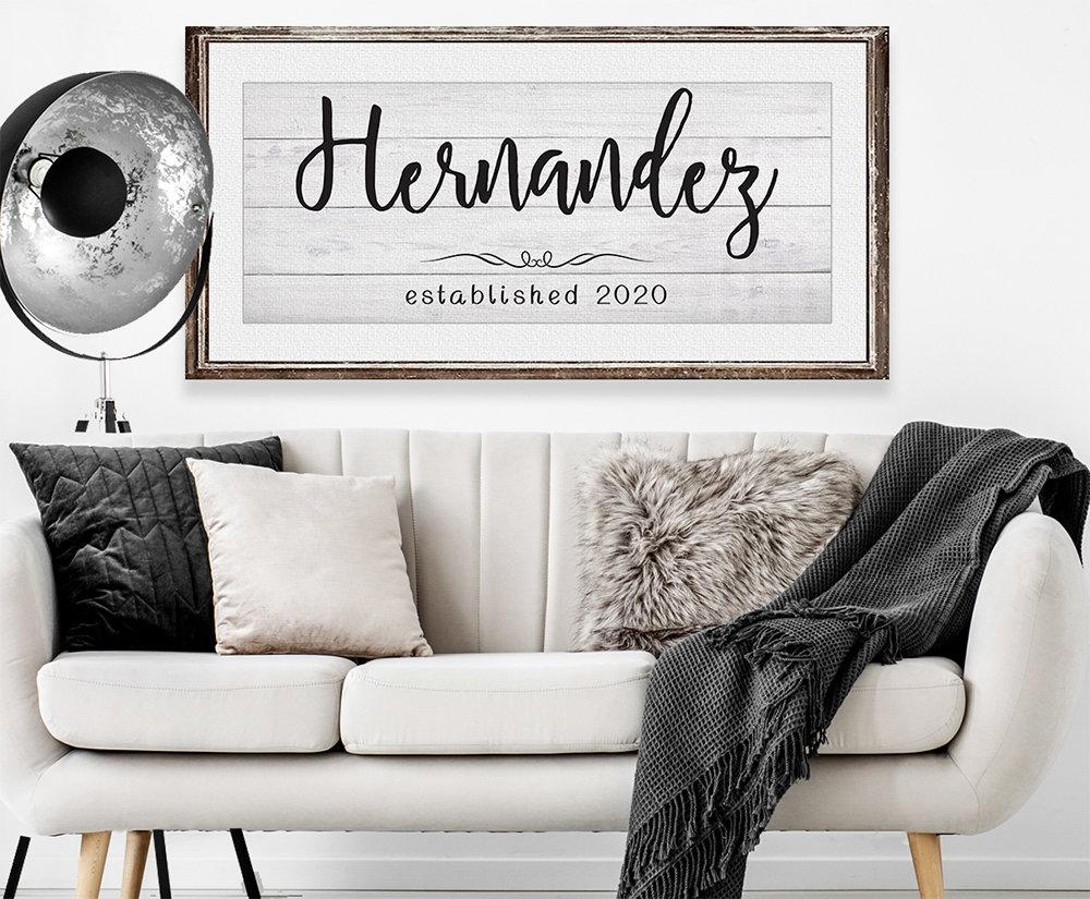 Personalized - Family Name - Canvas