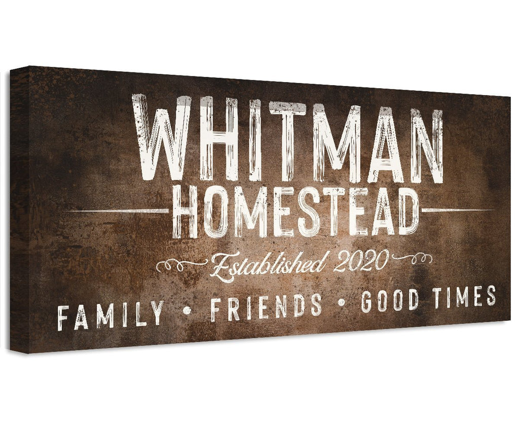 Personalized - Family Name - Canvas