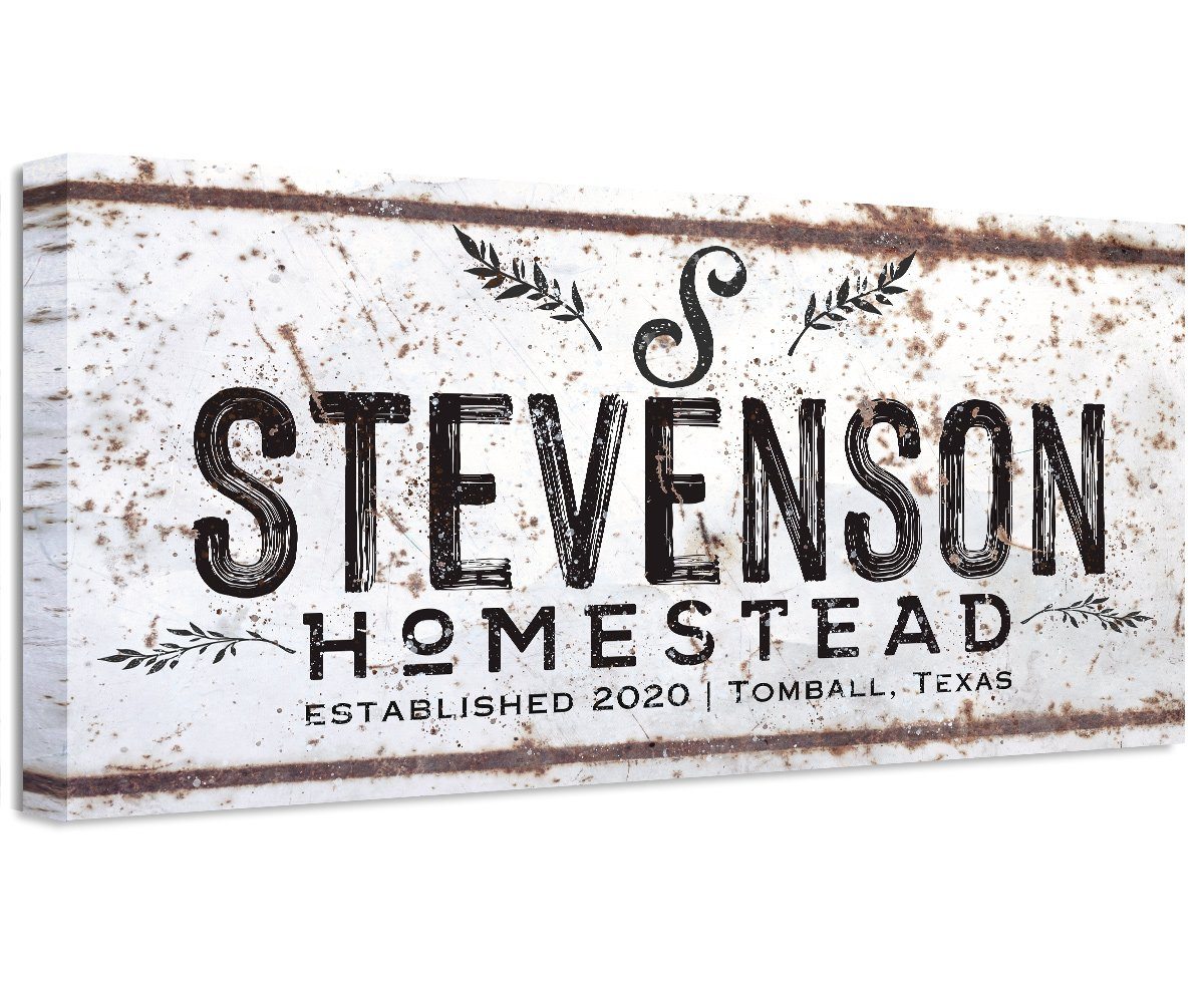 Personalized - Family Name - Canvas