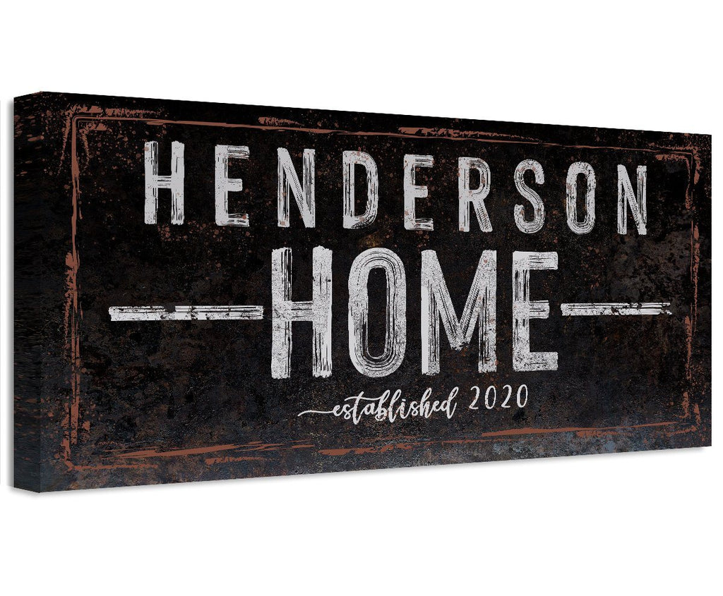 Personalized - Family Name - Canvas