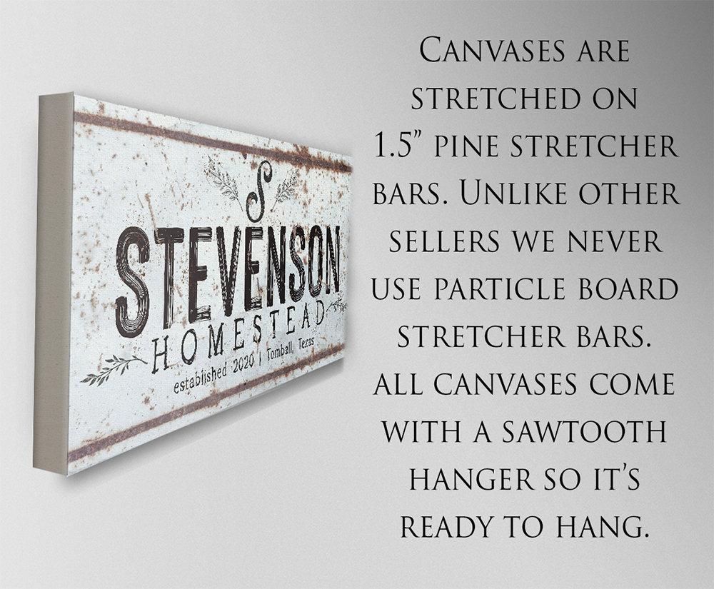 Personalized - Family Name - Canvas