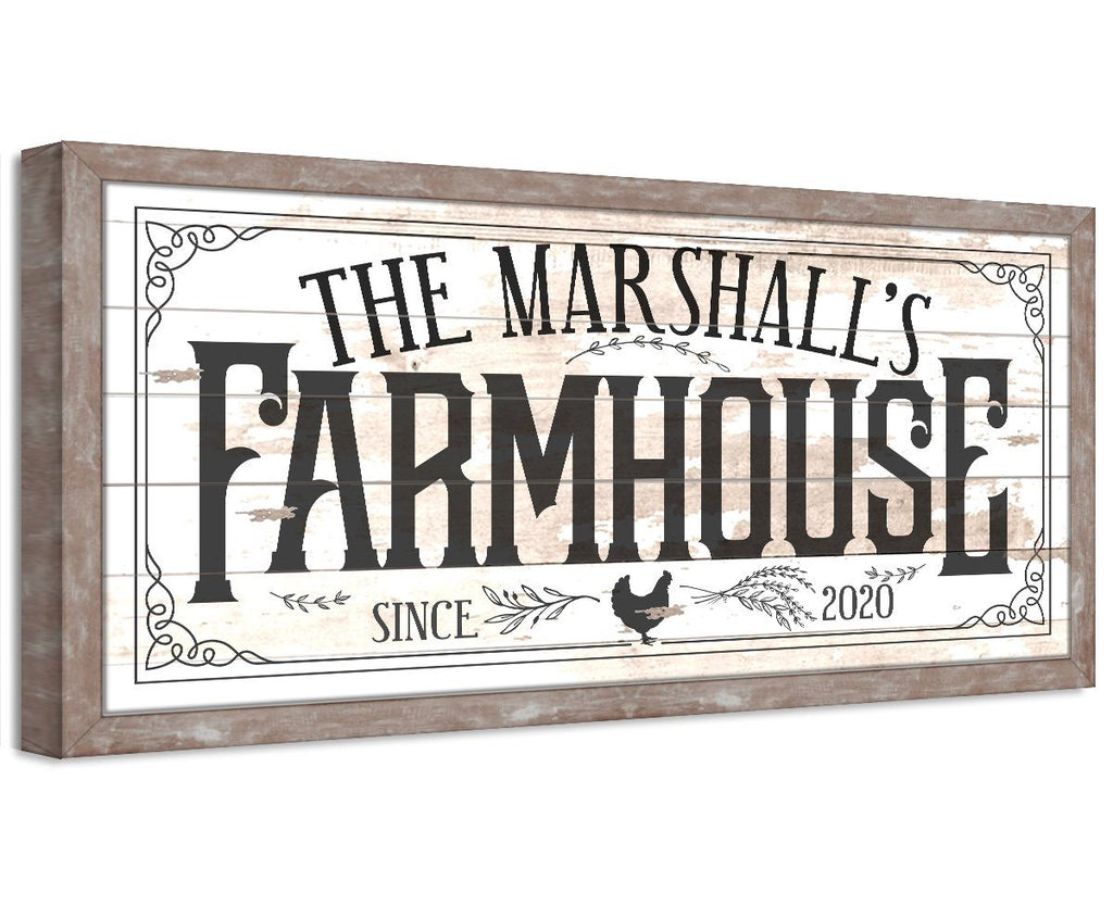 Personalized - Farmhouse - Canvas