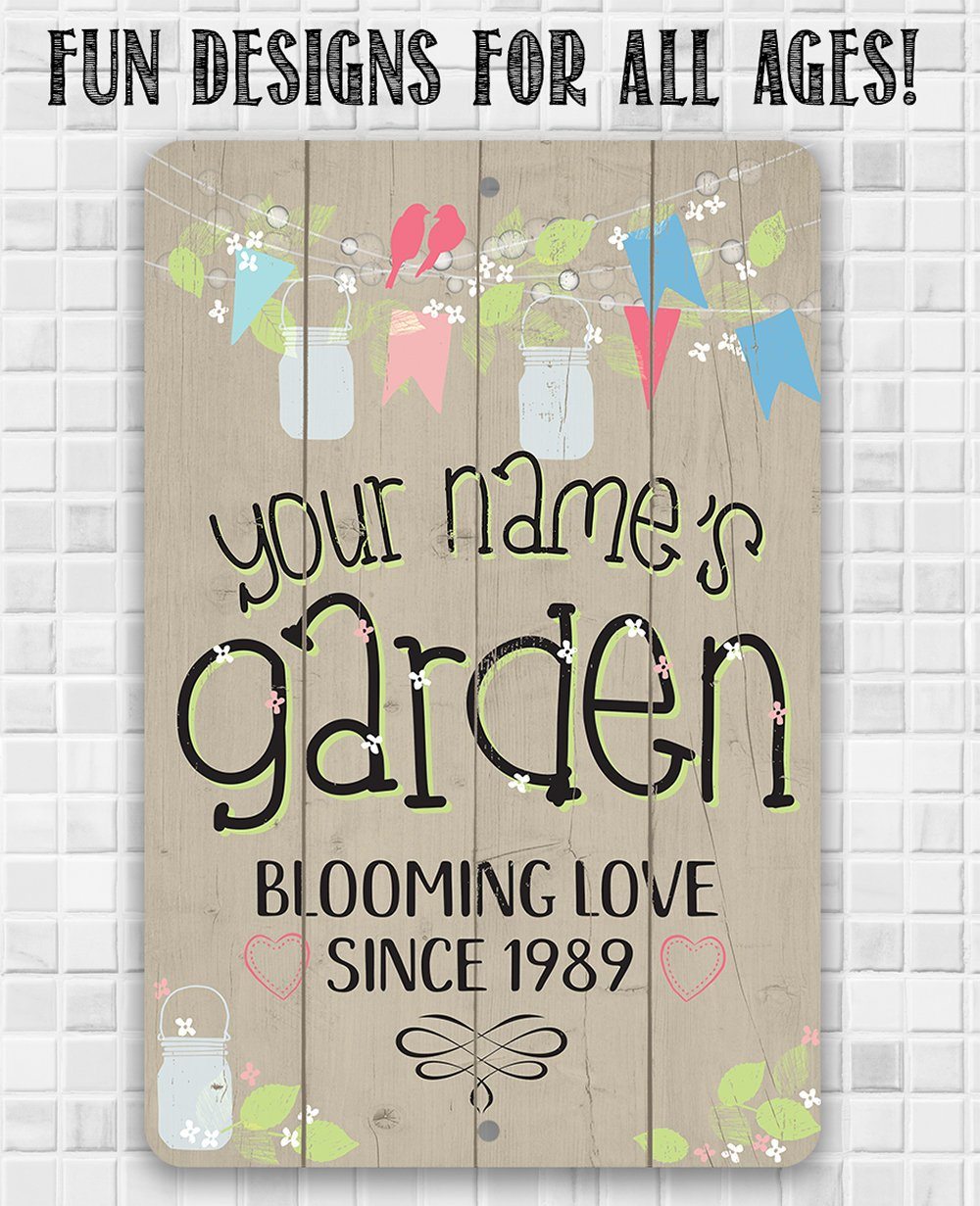 Personalized - Garden Decor - Metal Sign