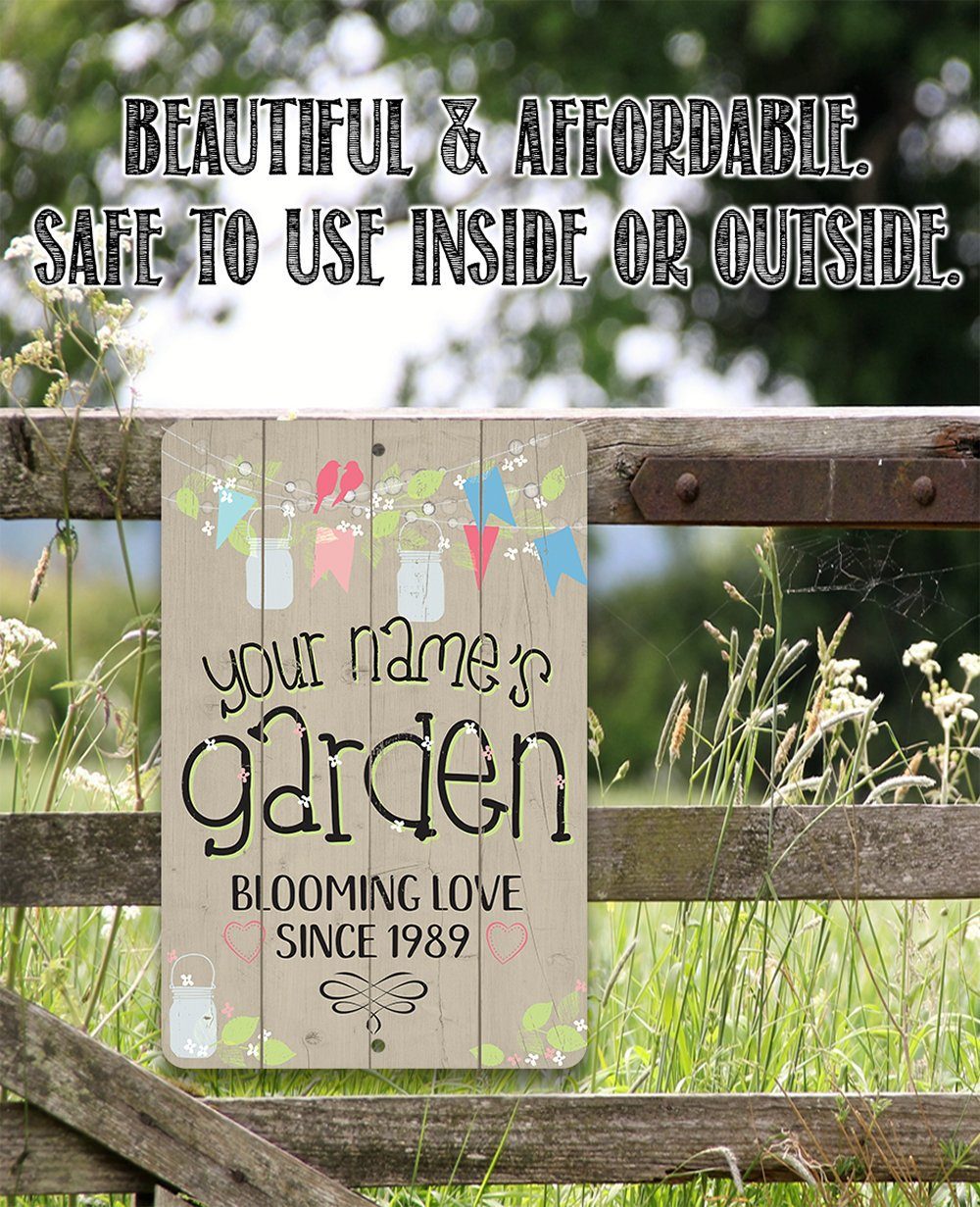 Personalized - Garden Decor - Metal Sign