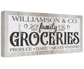 Personalized - Groceries - Canvas
