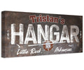 Personalized - Hangar Airplane - Canvas
