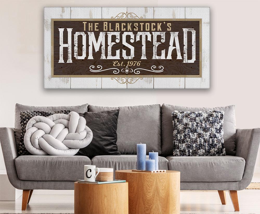 Personalized - Homestead - Canvas