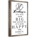 Personalized - It's Not How Big - Canvas