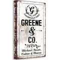 Personalized - Name & Co - Canvas