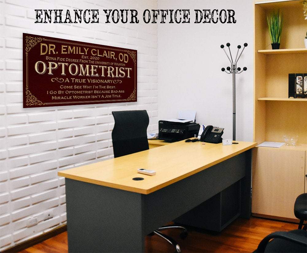 Personalized - Professional Optometrist - Canvas