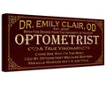 Personalized - Professional Optometrist - Canvas