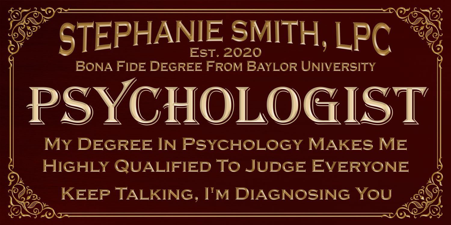 Personalized - Professional Psychologist - Canvas