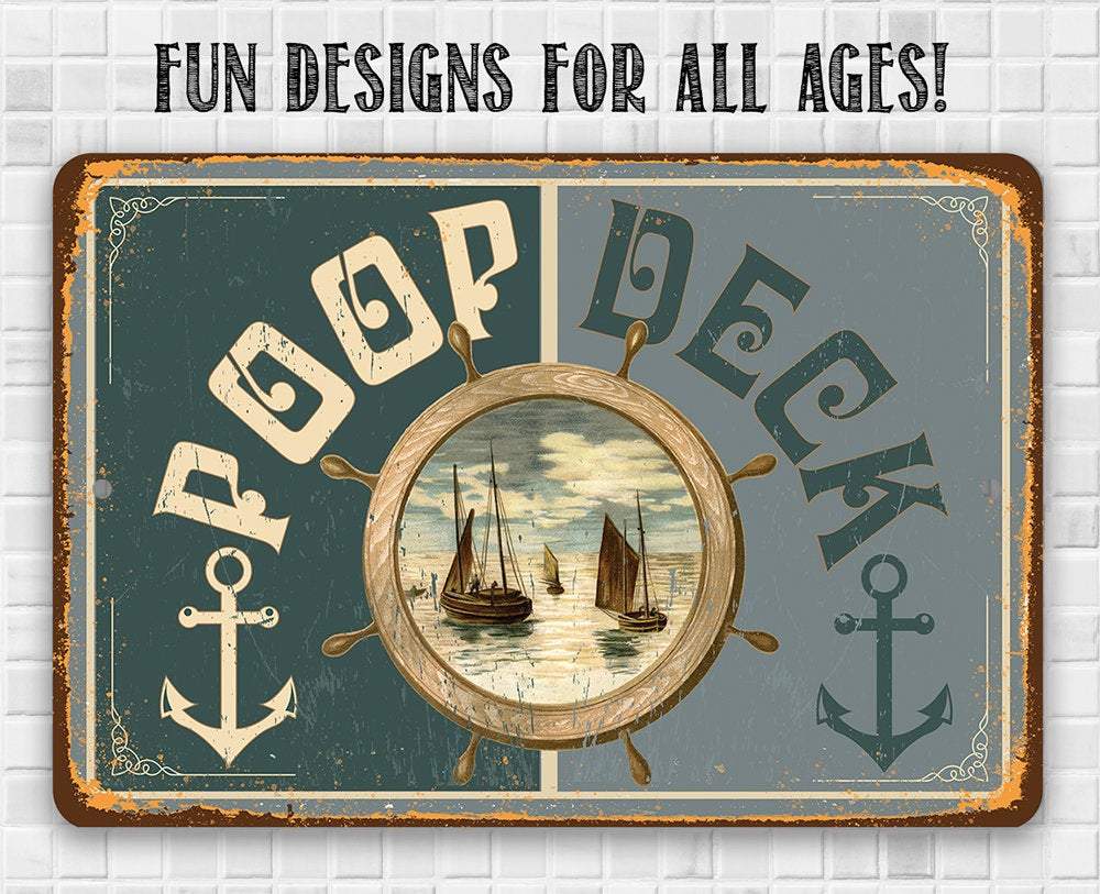 Poop Deck - Metal Sign