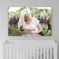 Baby's Heartbeat And Image Soundwave Canvas