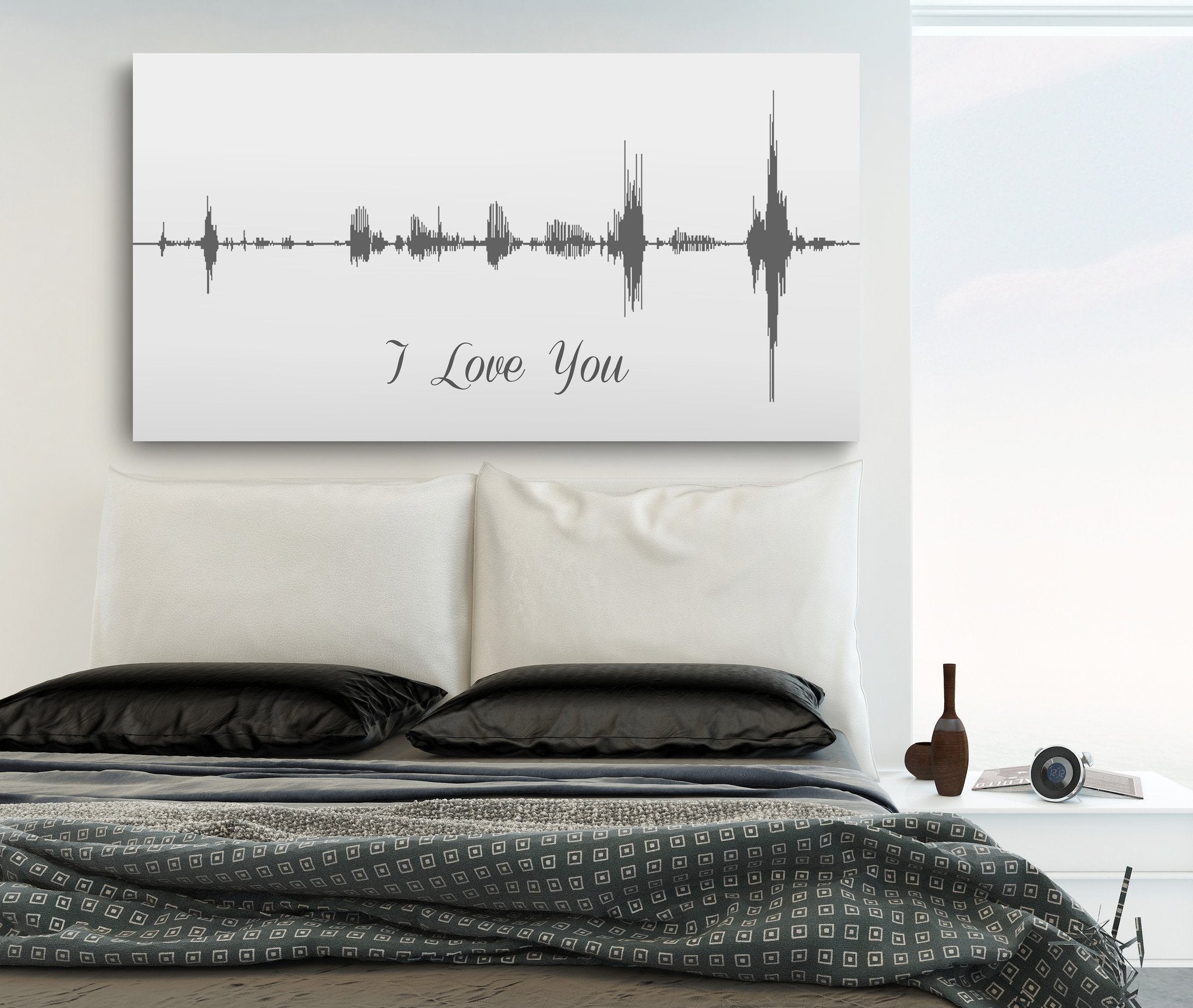 Sound Wave Canvas - A Personalized Design Using Your Voice On Canvas