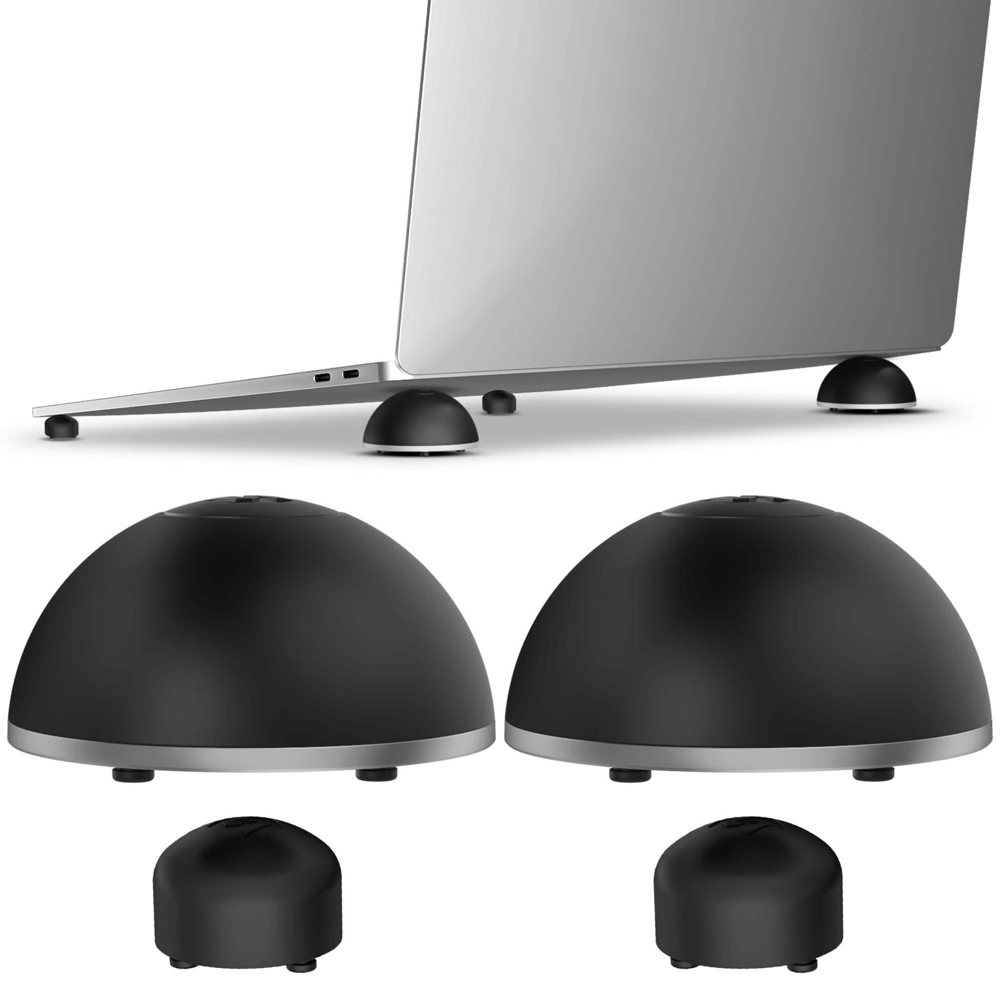 Purely Laptop Cooling Pad Legs Portable Magnetic Ball Opens Into 4 Non-Slip Laptop Stand Legs