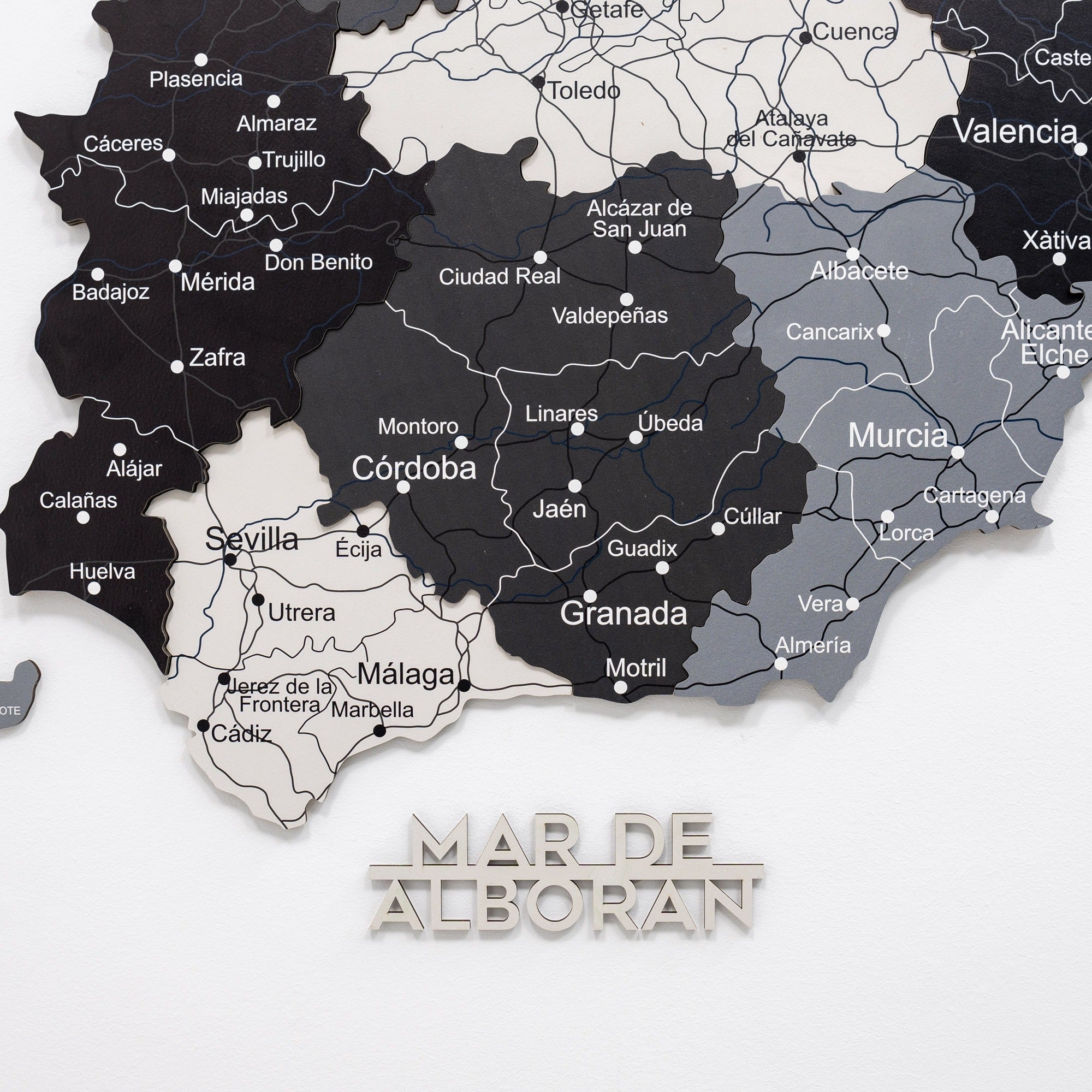 Wooden Map of Spain – Nordik