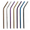 Reusable Metal Straws - Curved