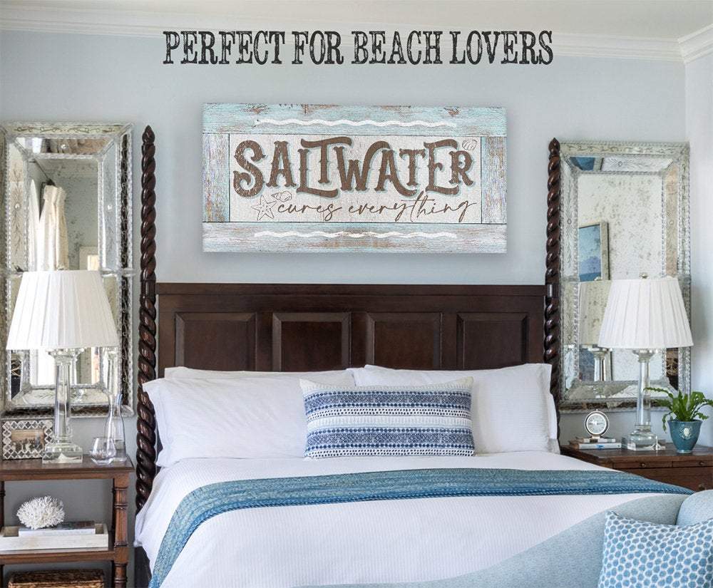 Saltwater Cures Everything - Canvas