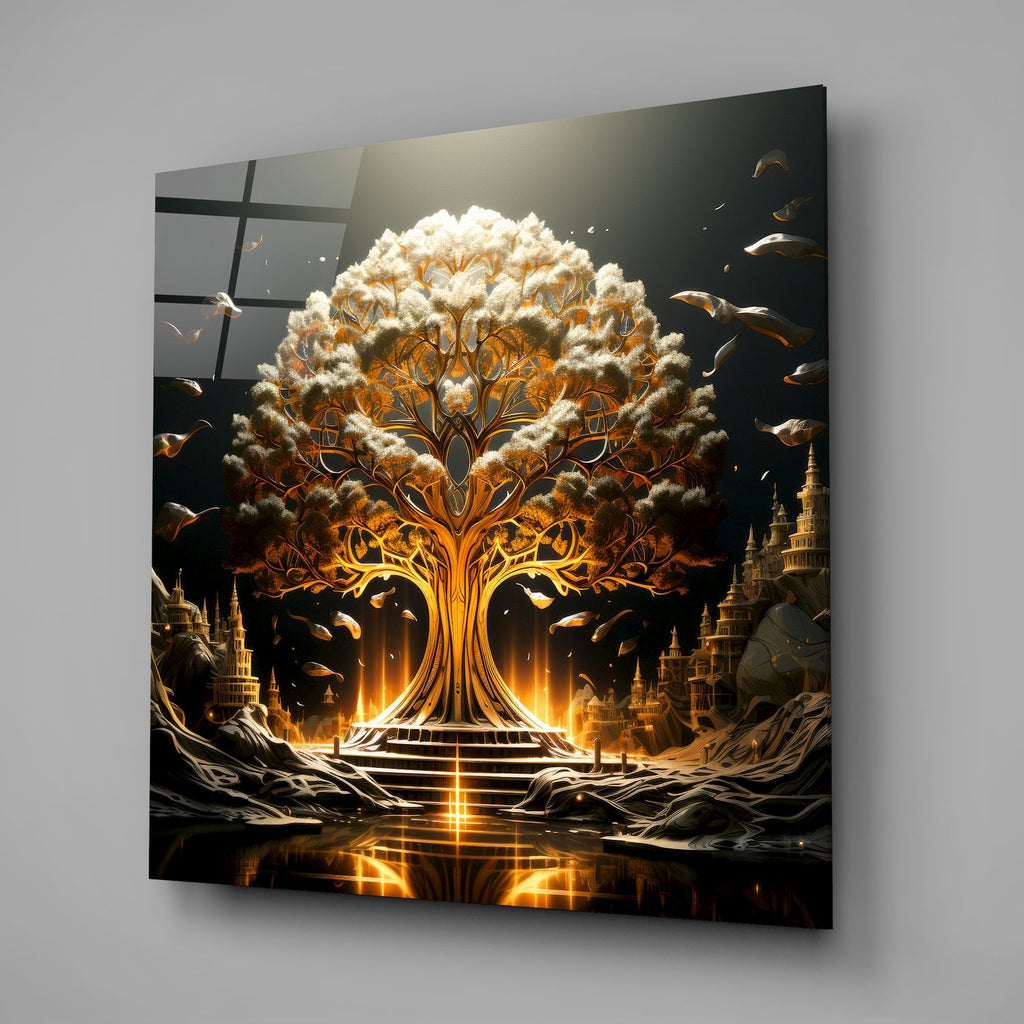 Tree of Life Glass Wall Art|| Designer's Collection