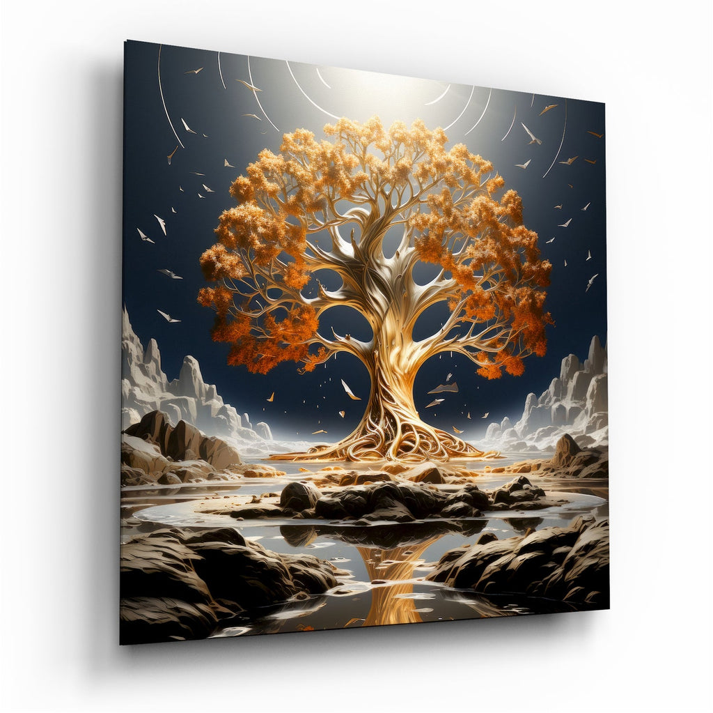 Tree of Life Glass Wall Art|| Designer's Collection