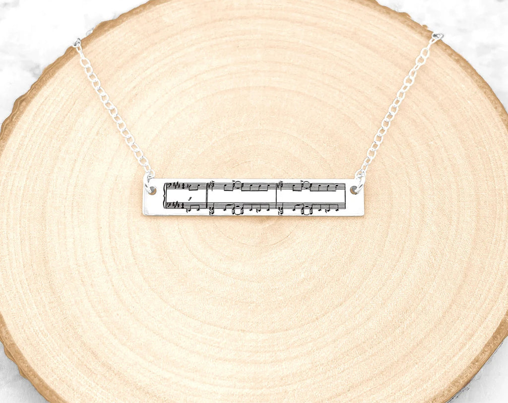 Sheet Music Necklace