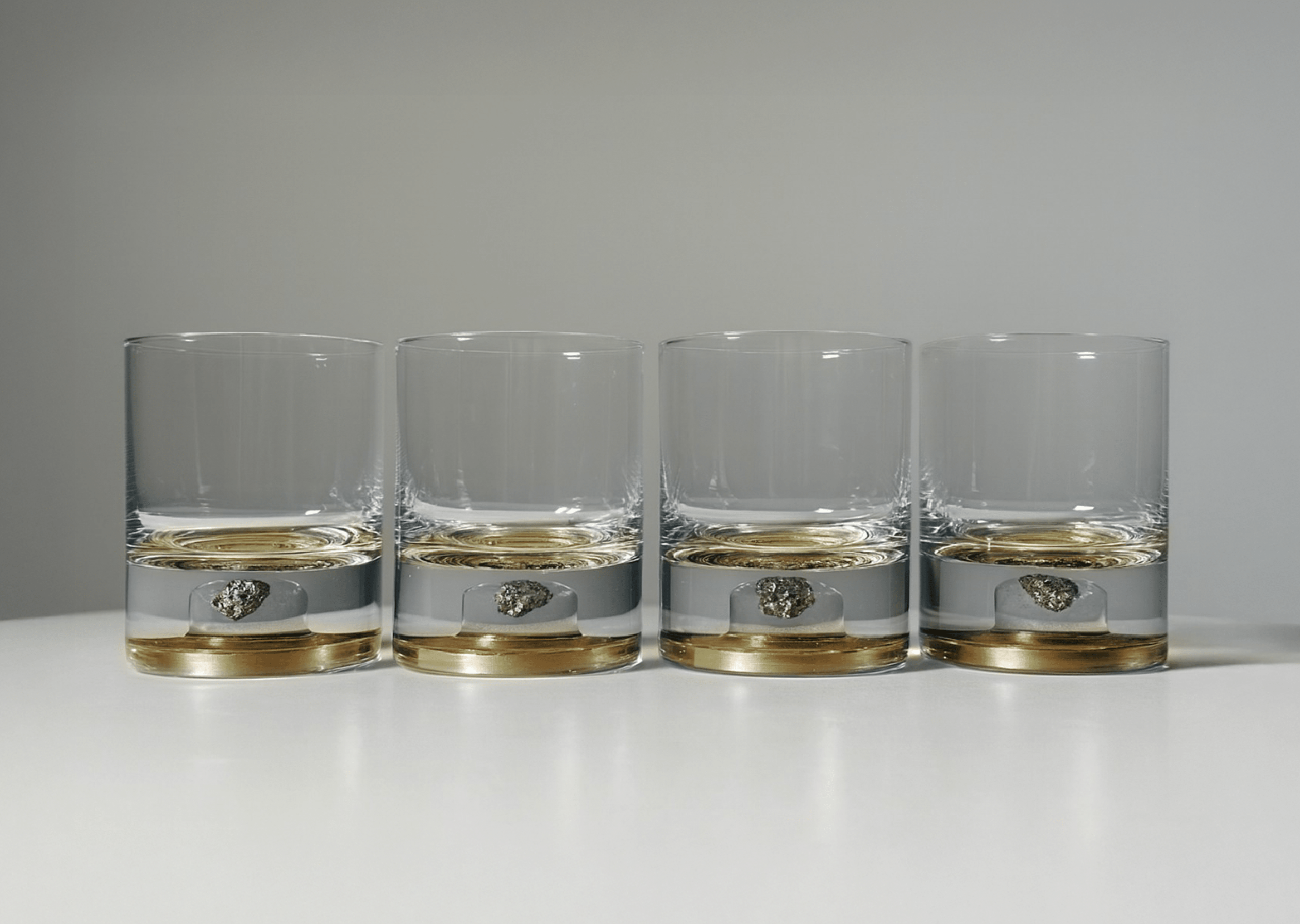 Meteorite Crystal Tumbler - Set of 2