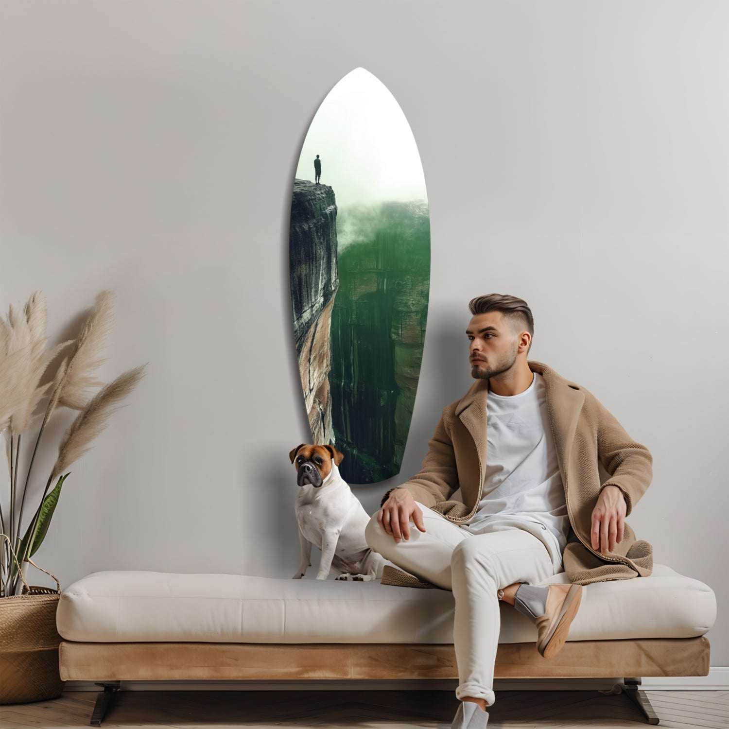 Solitude Glass Wall Art