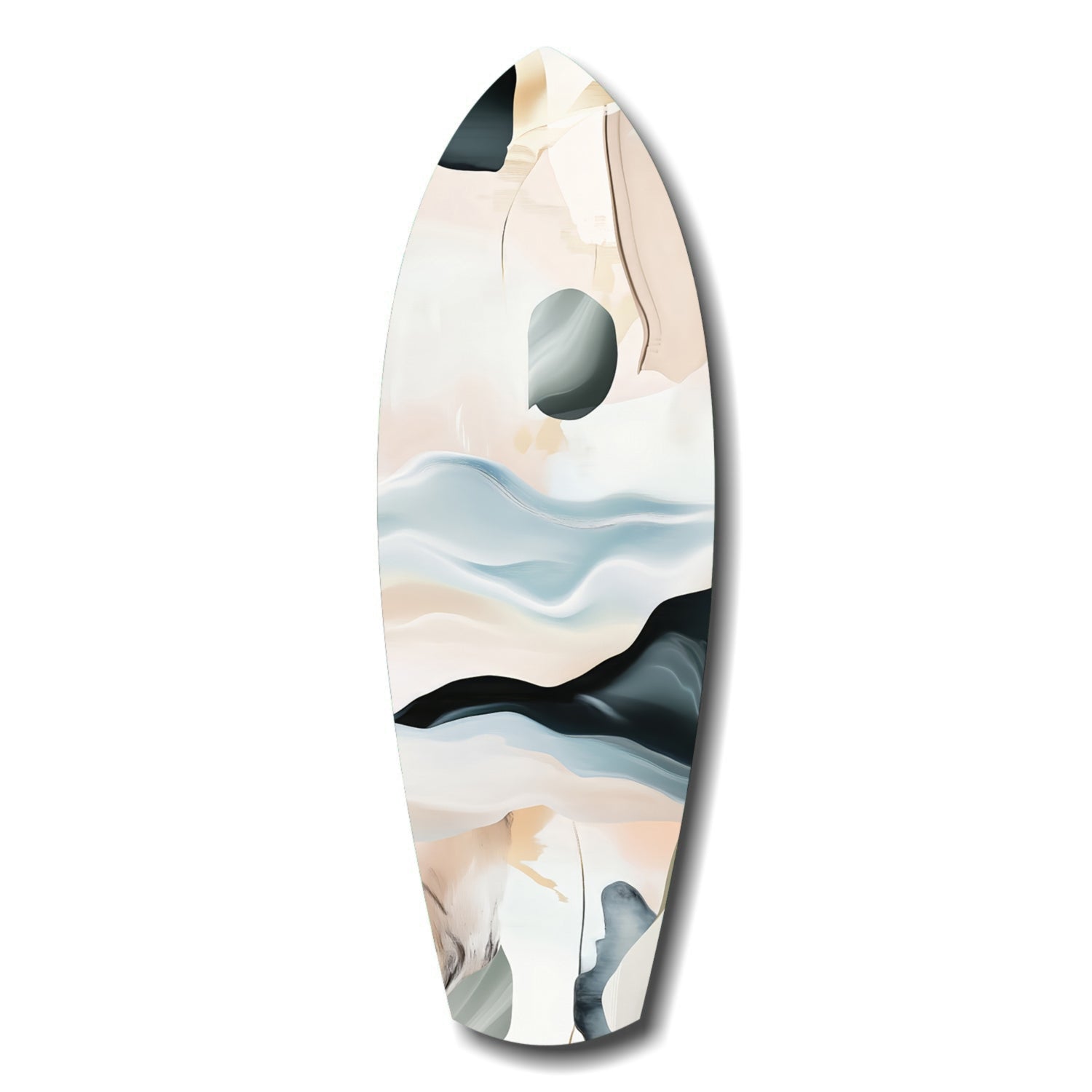 Abstract Sailing Glass Wall Art