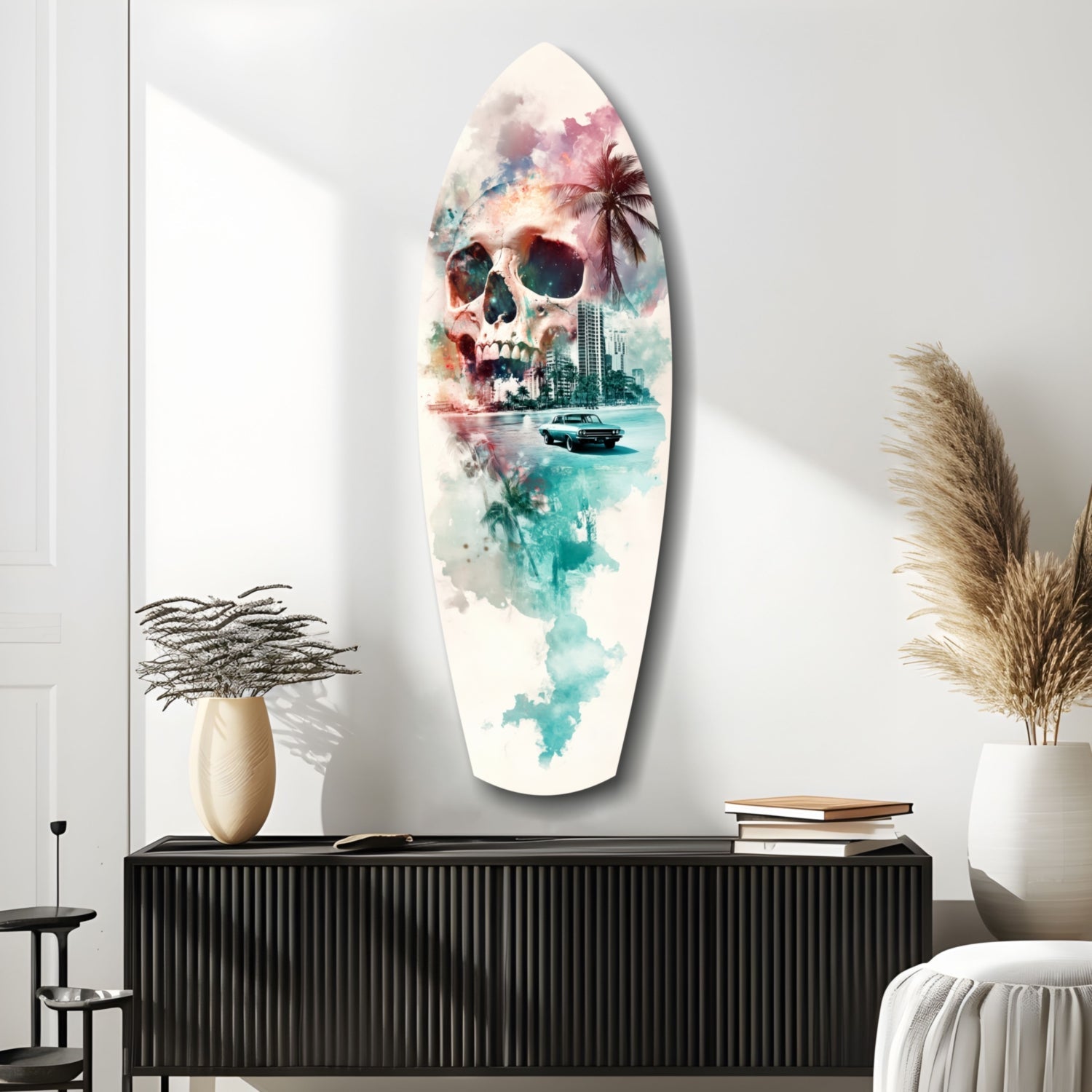 Miami Heat Glass Wall Art