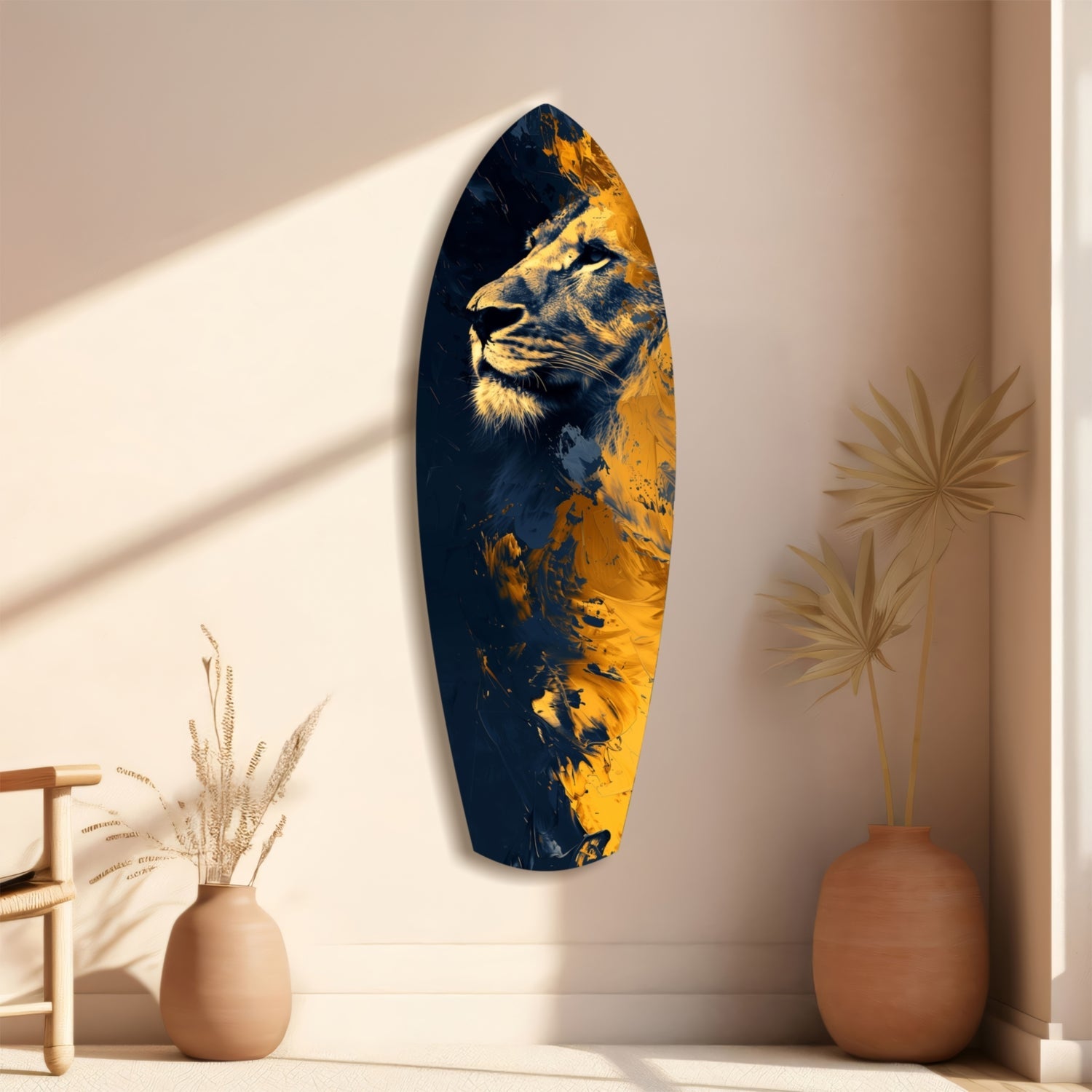 Lion Pride V1 Glass Wall Art