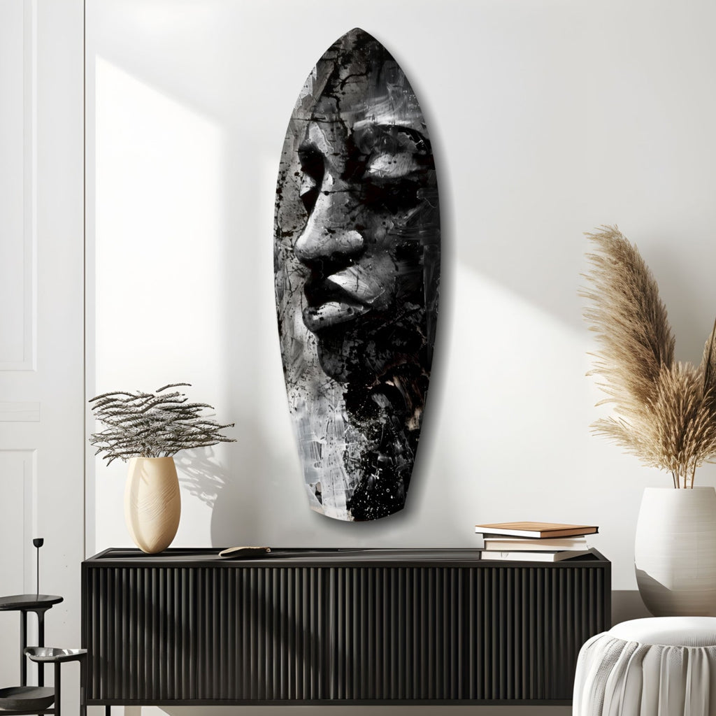 Woman Glass Wall Art