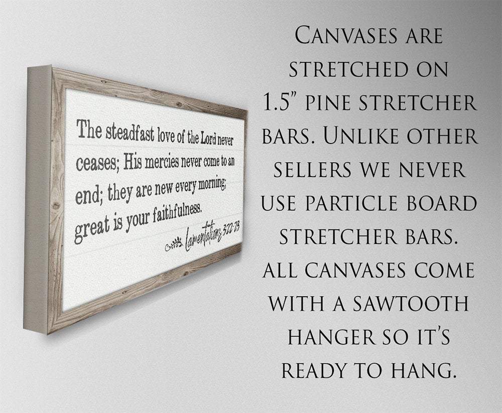 The Steadfast Love - Canvas
