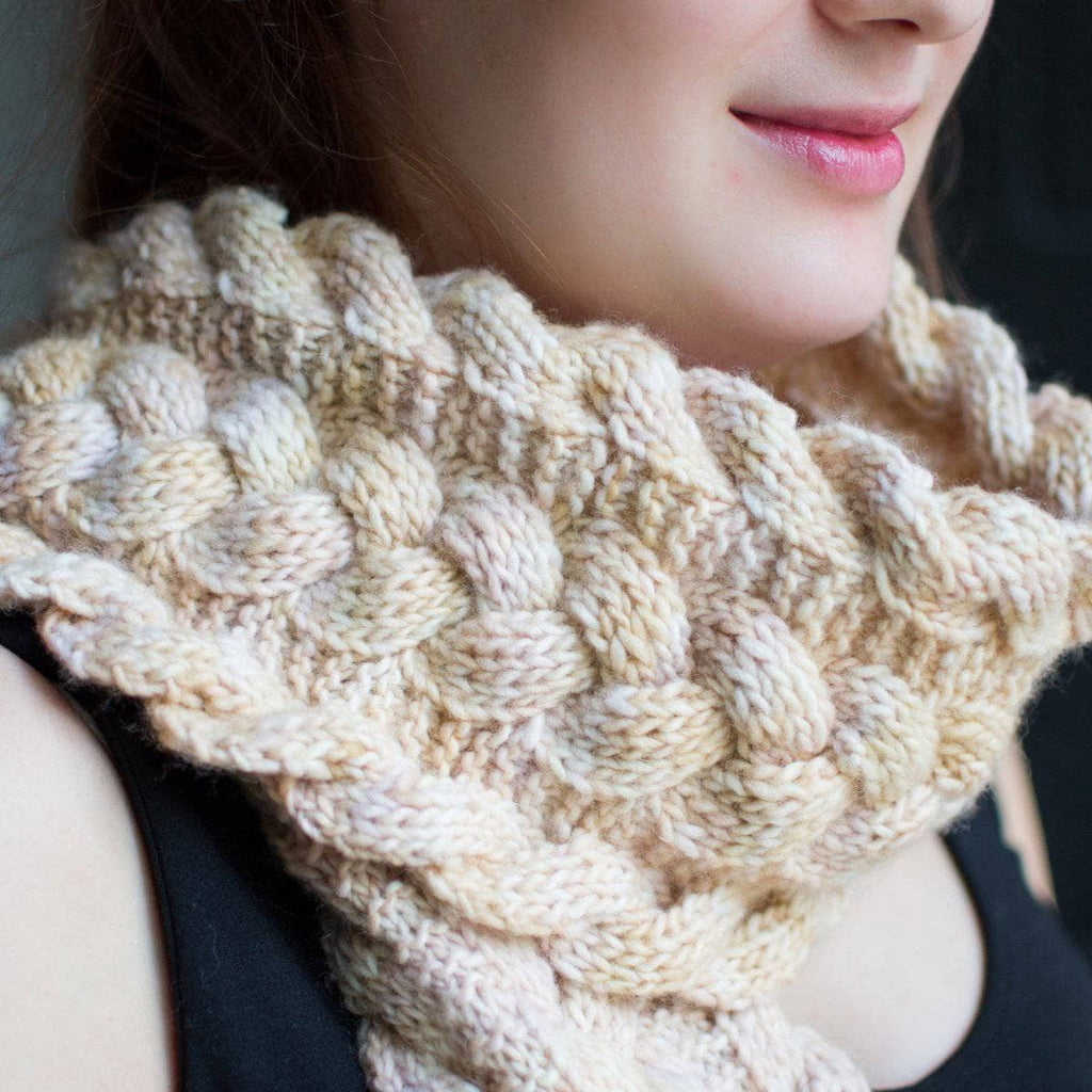 Third Law Cabled Scarf Knit Kit