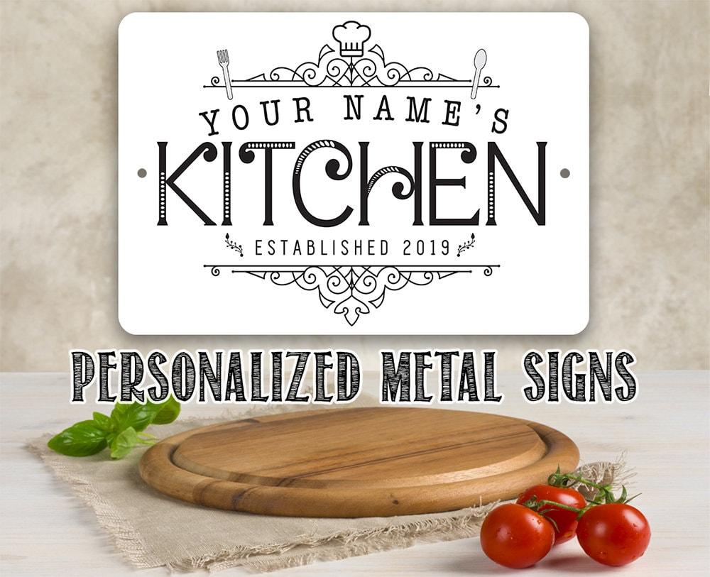 Personalized - Kitchen - Metal Sign