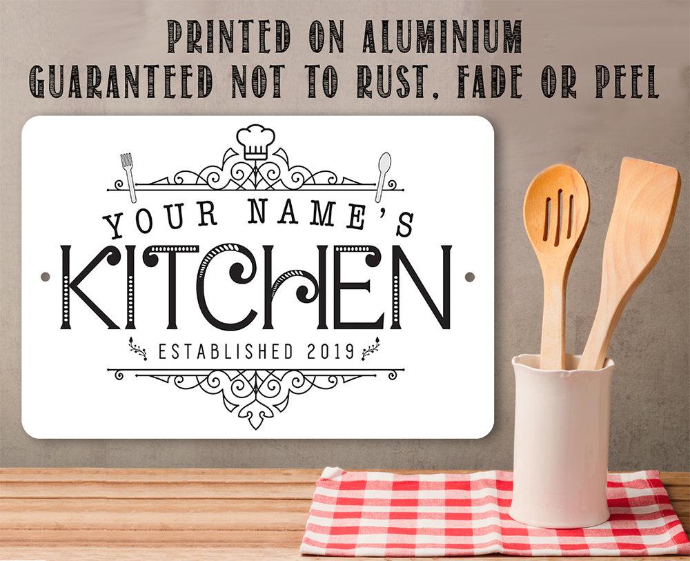 Personalized - Kitchen - Metal Sign