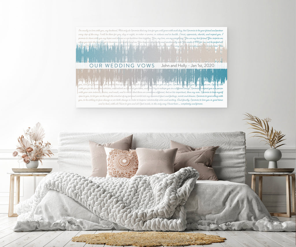 Soundwaves With Vows - Soundwave Art