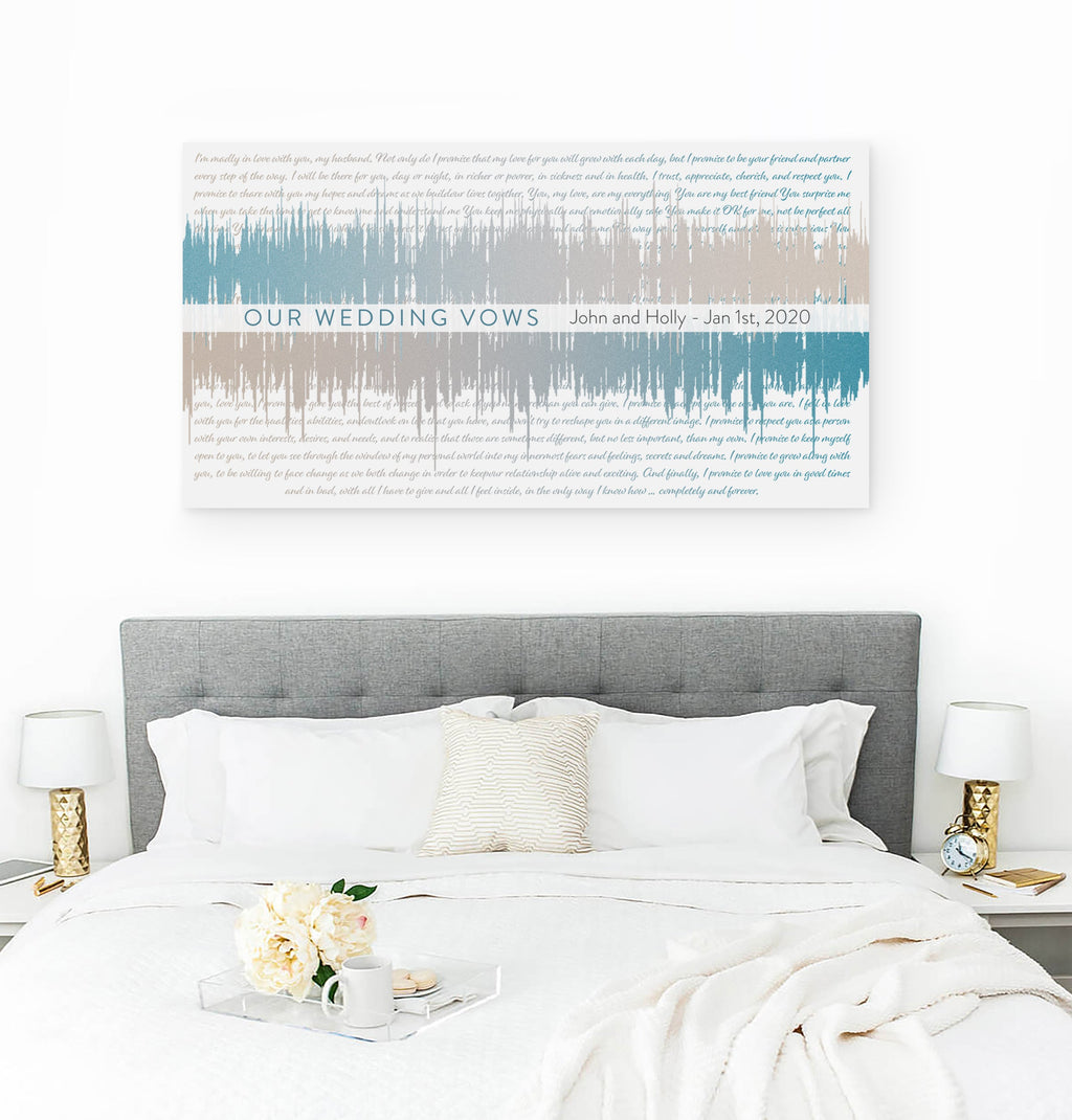 Soundwaves With Vows - Soundwave Art