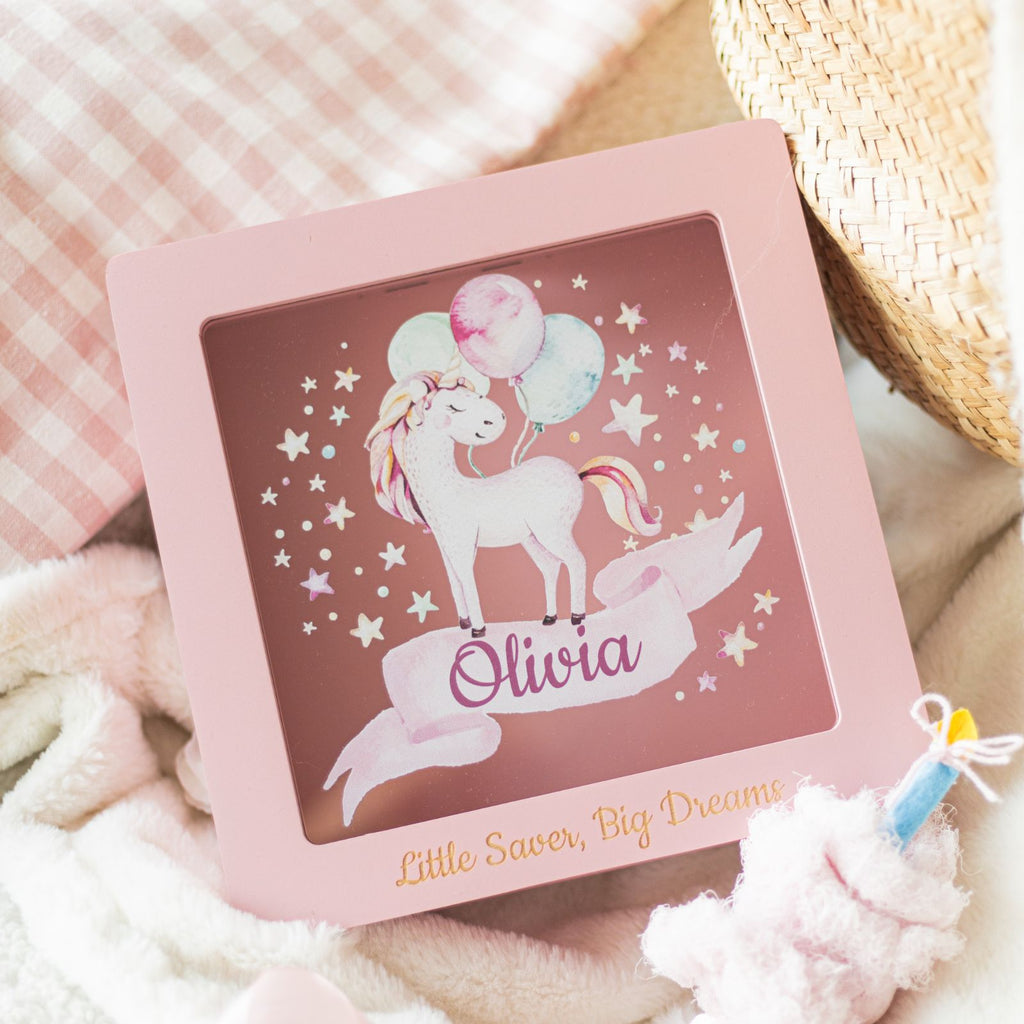 Personalized Acrylic Box - Unicorn