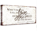 When I Saw You - Canvas