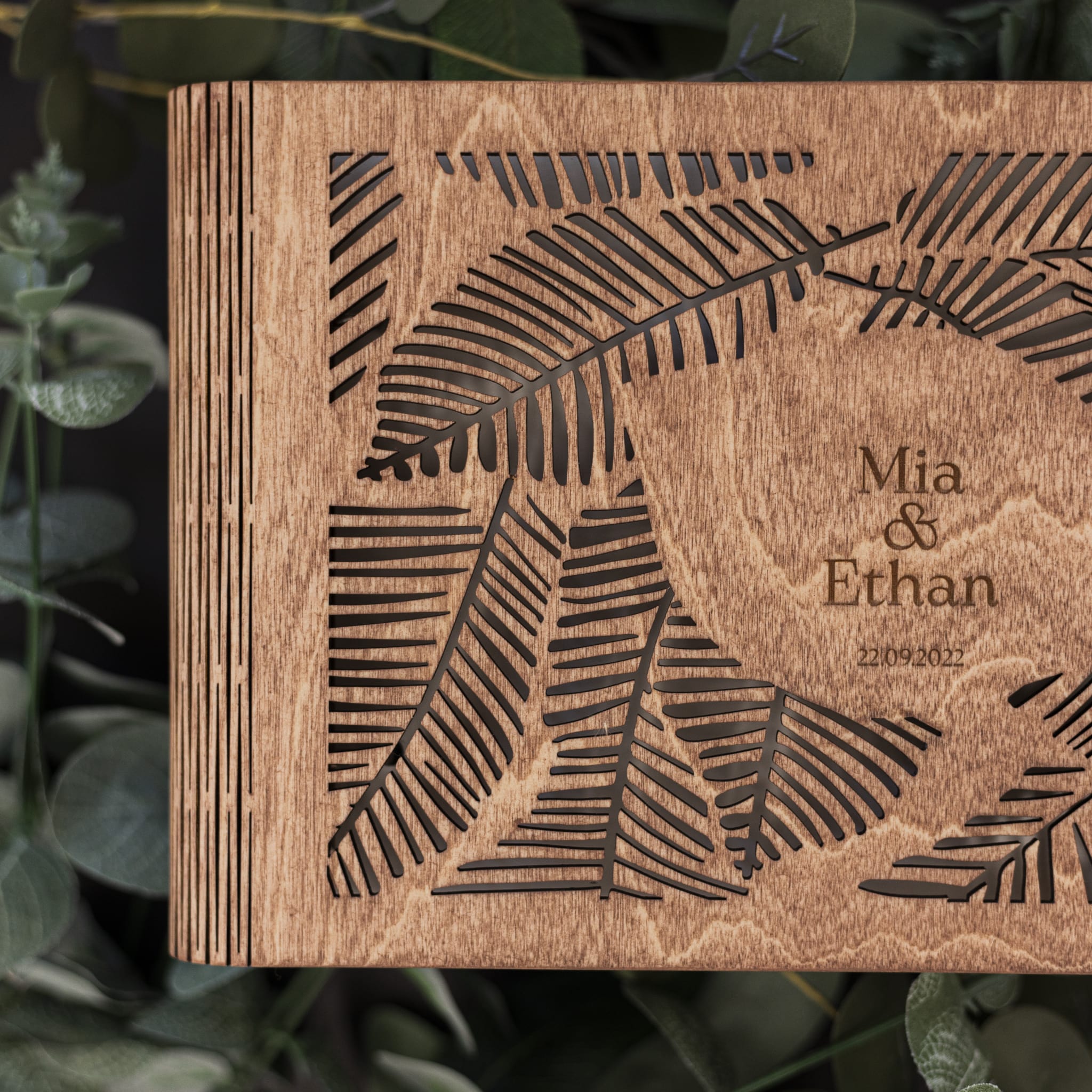 Wooden Photo Album - Tropics