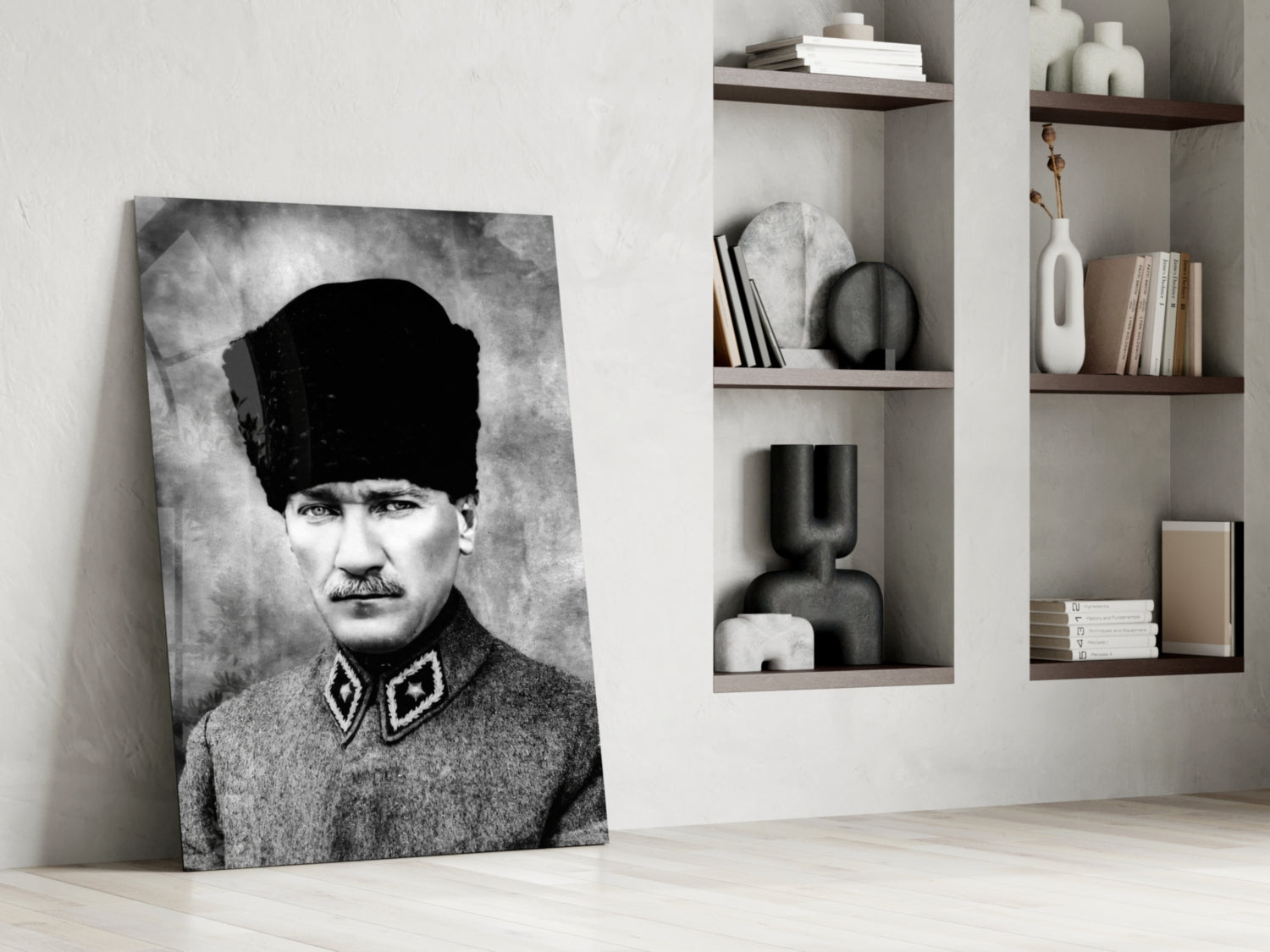 Ataturk  Glass Wall Art